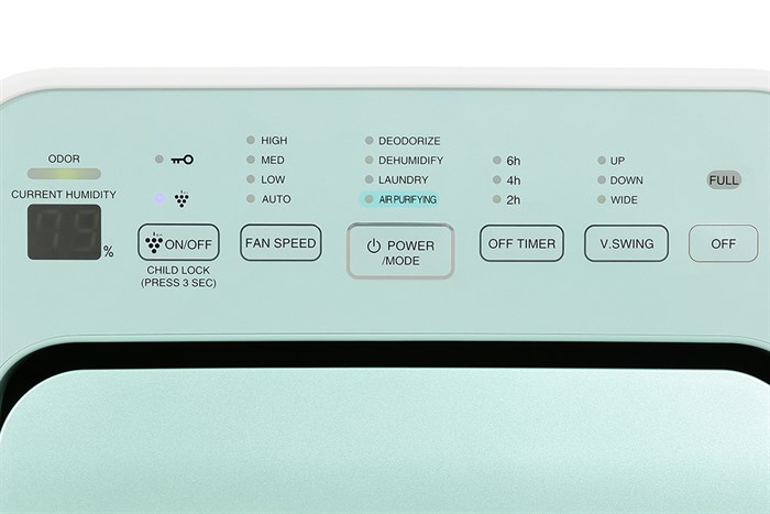 Máy lọc không khí và hút ẩm Sharp DW-E16FA-W